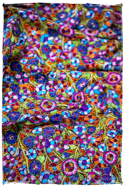 Blagnac Papier Mâché Fleurs La Rive Gauche Shawl