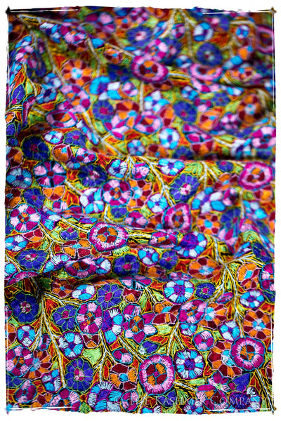 Blagnac Papier Mâché Fleurs La Rive Gauche Shawl