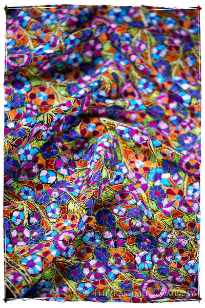 Blagnac Papier Mâché Fleurs La Rive Gauche Shawl