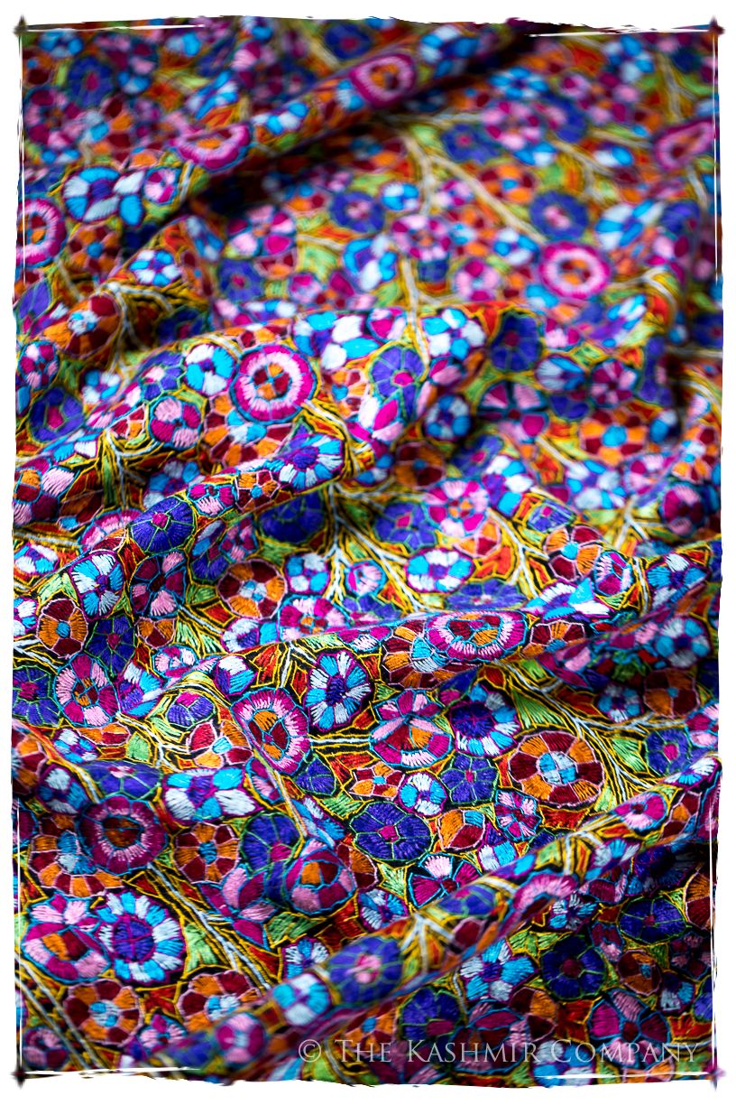 Blagnac Papier Mâché Fleurs La Rive Gauche Shawl