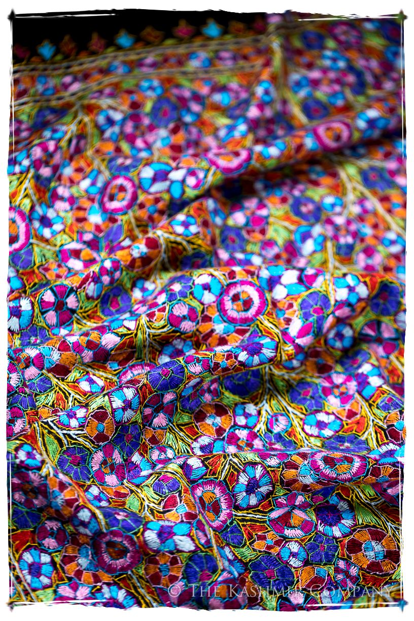 Blagnac Papier Mâché Fleurs La Rive Gauche Shawl