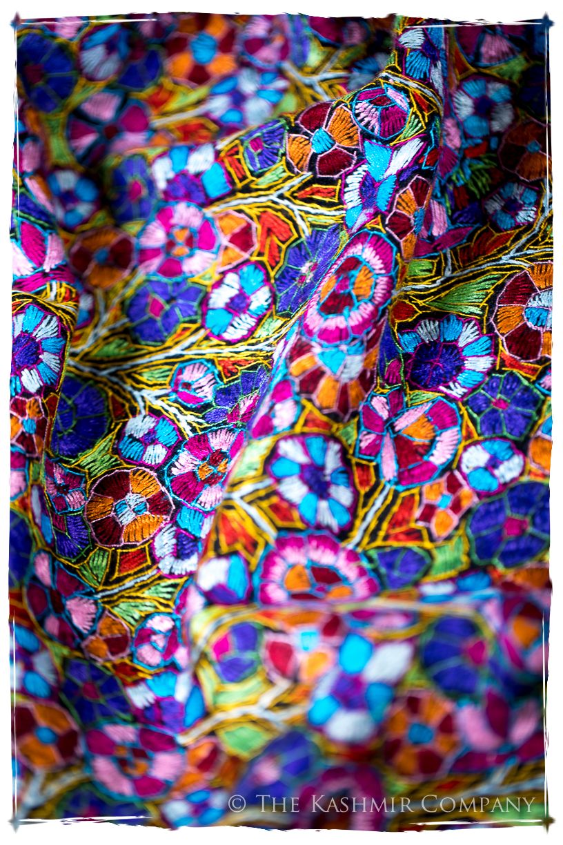 Blagnac Papier Mâché Fleurs La Rive Gauche Shawl