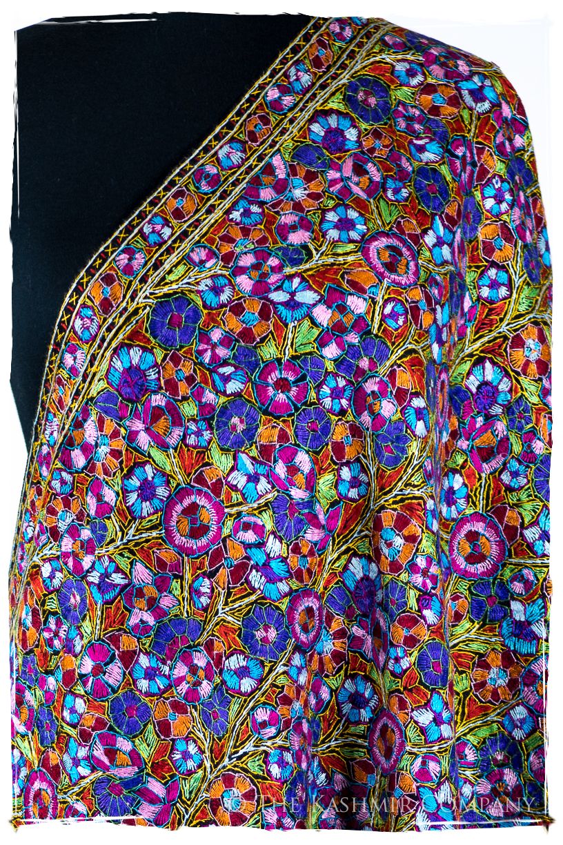 Blagnac Papier Mâché Fleurs La Rive Gauche Shawl