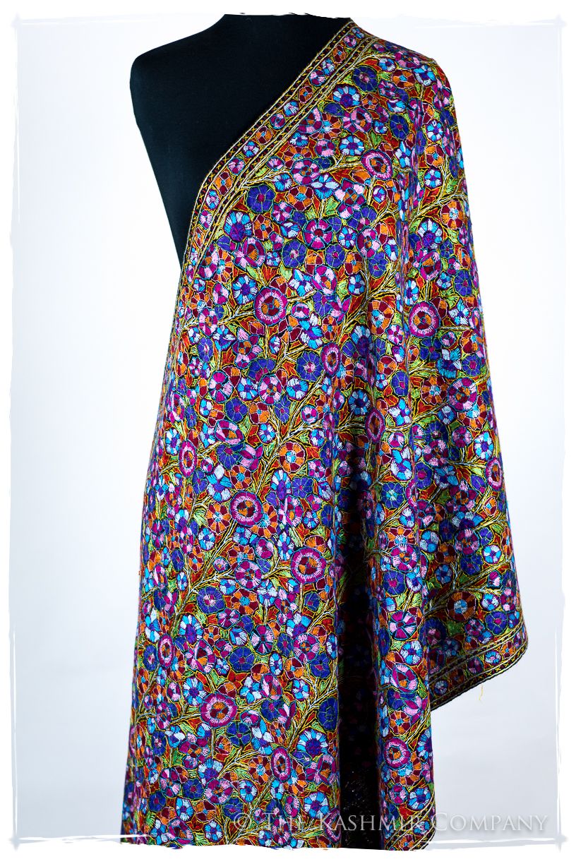 Blagnac Papier Mâché Fleurs La Rive Gauche Shawl