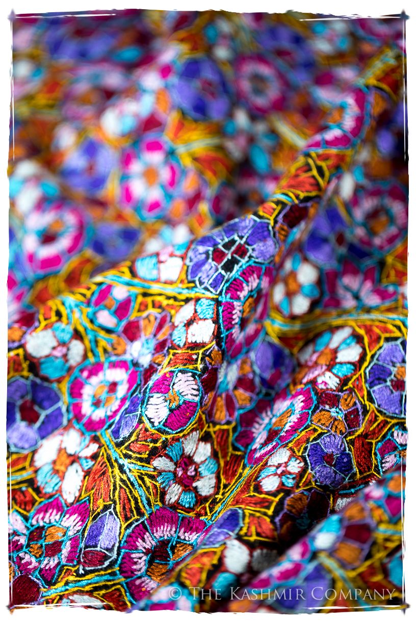Béthune Papier Mâché Fleurs La Rive Gauche Shawl
