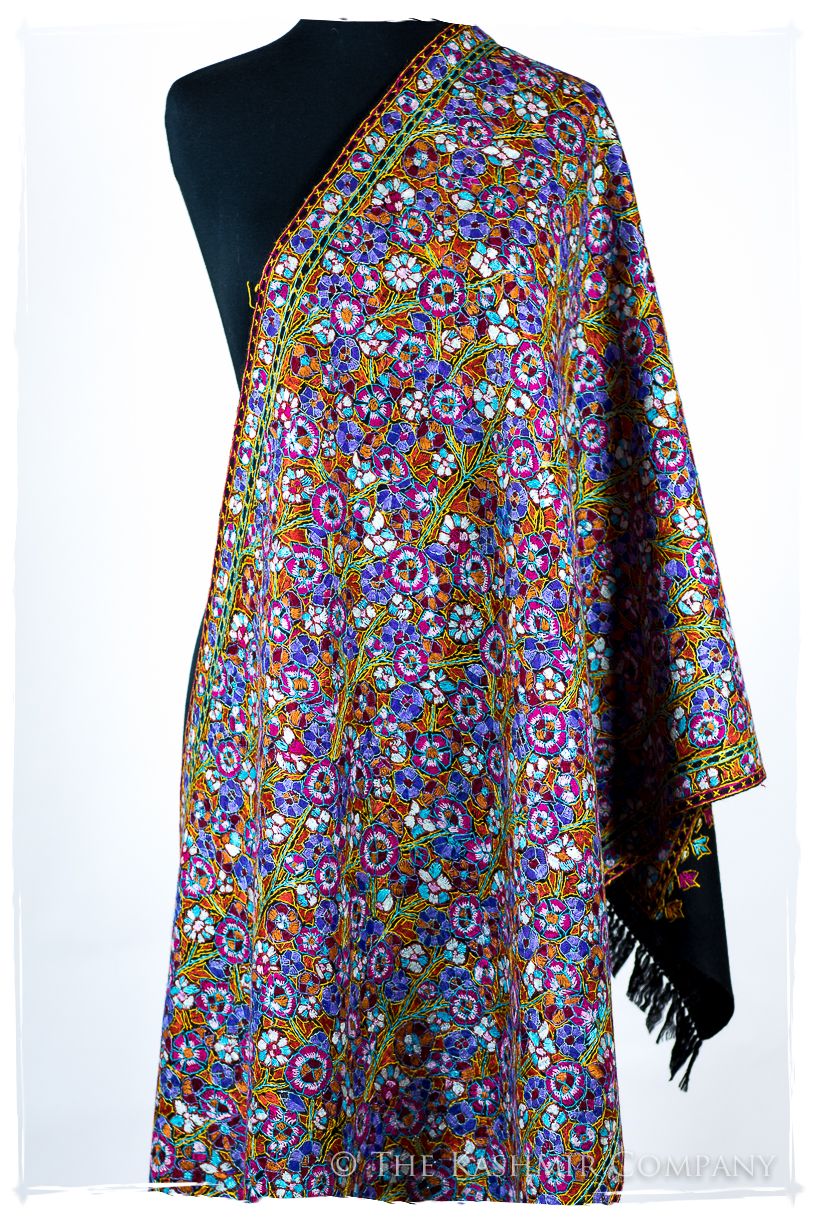 Béthune Papier Mâché Fleurs La Rive Gauche Shawl