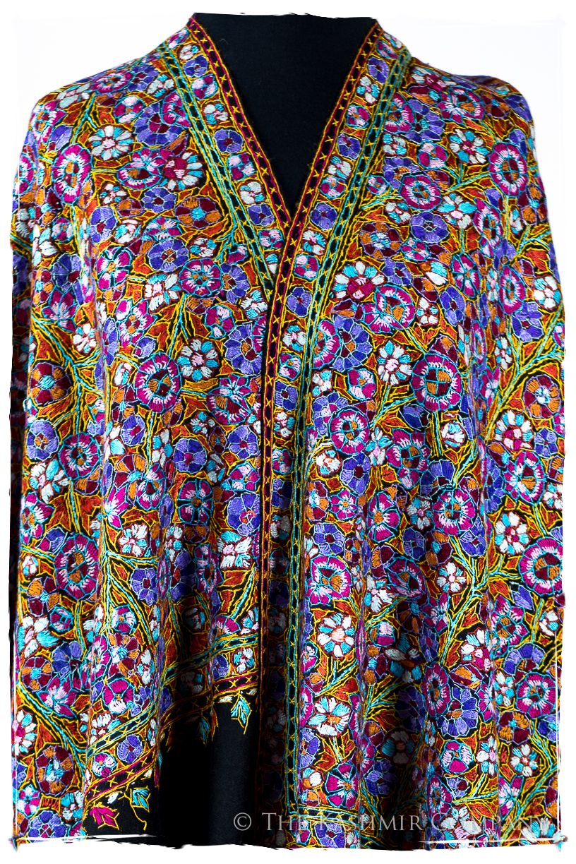 Béthune Papier Mâché Fleurs La Rive Gauche Shawl