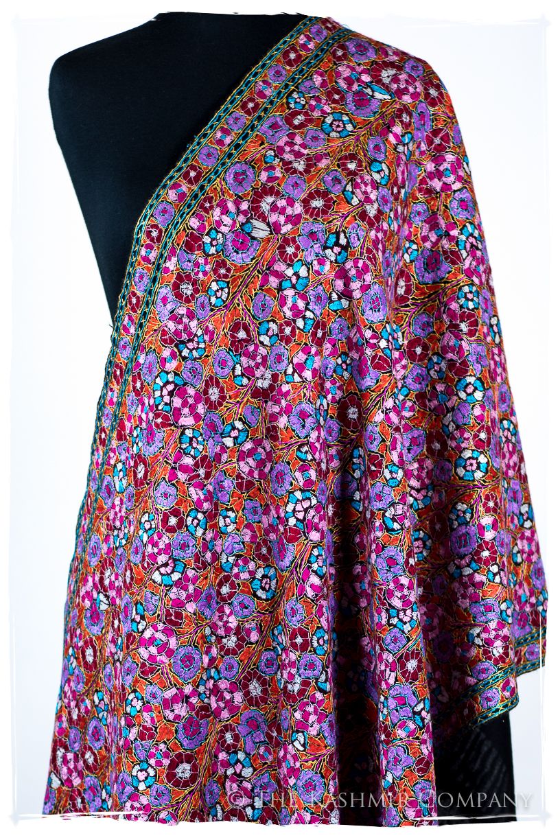 Bègles Papier Mâché Fleurs La Rive Gauche Shawl