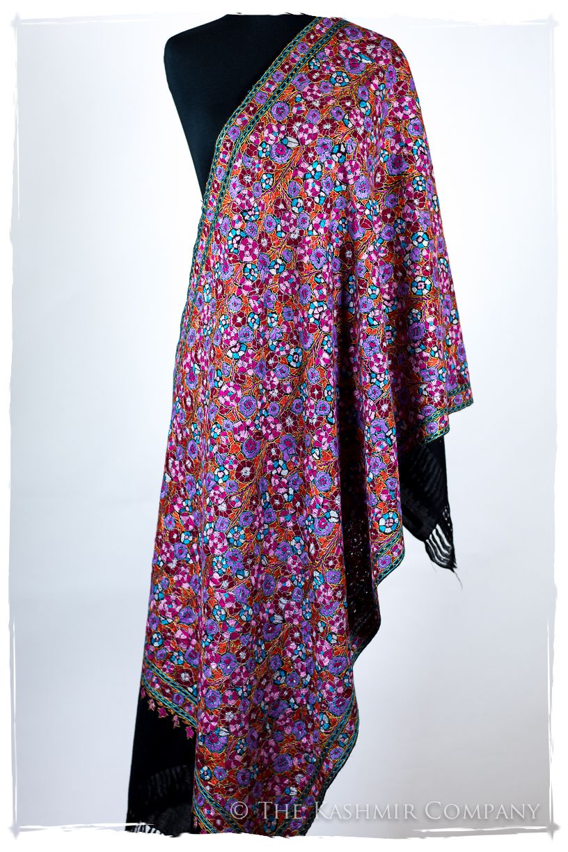 Bègles Papier Mâché Fleurs La Rive Gauche Shawl