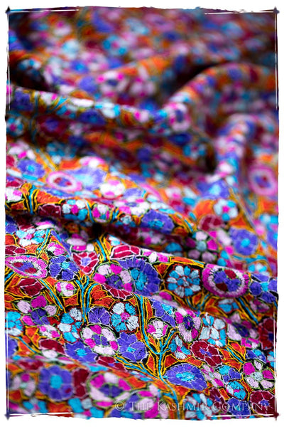 Aurillac Papier Mâché Fleurs La Rive Gauche Shawl