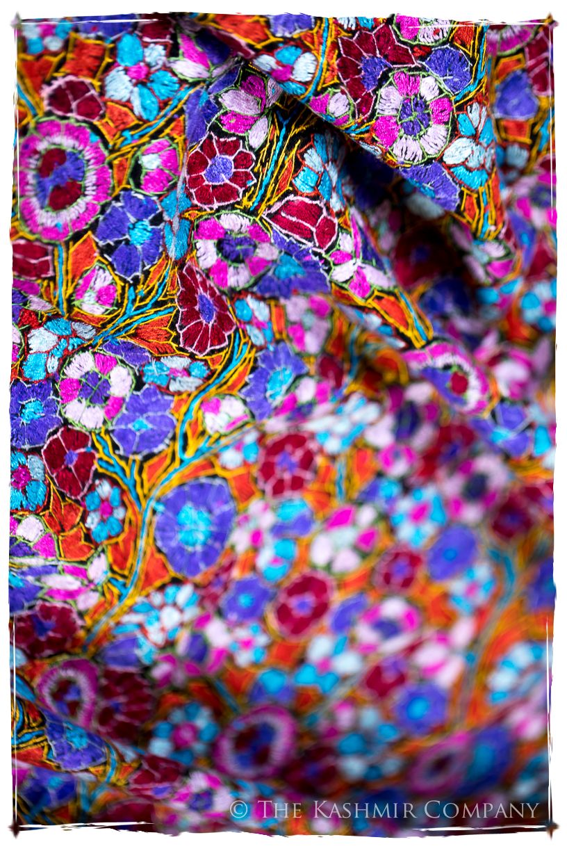 Aurillac Papier Mâché Fleurs La Rive Gauche Shawl