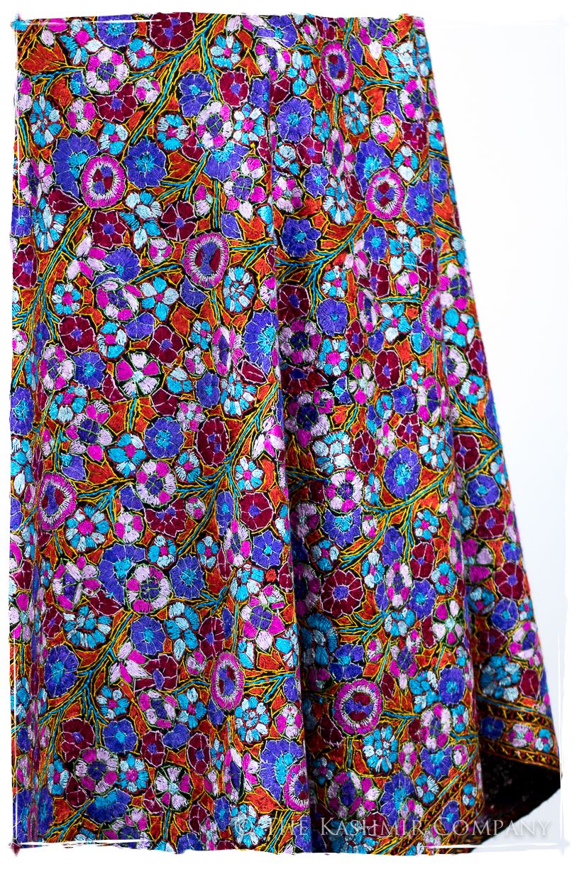 Aurillac Papier Mâché Fleurs La Rive Gauche Shawl