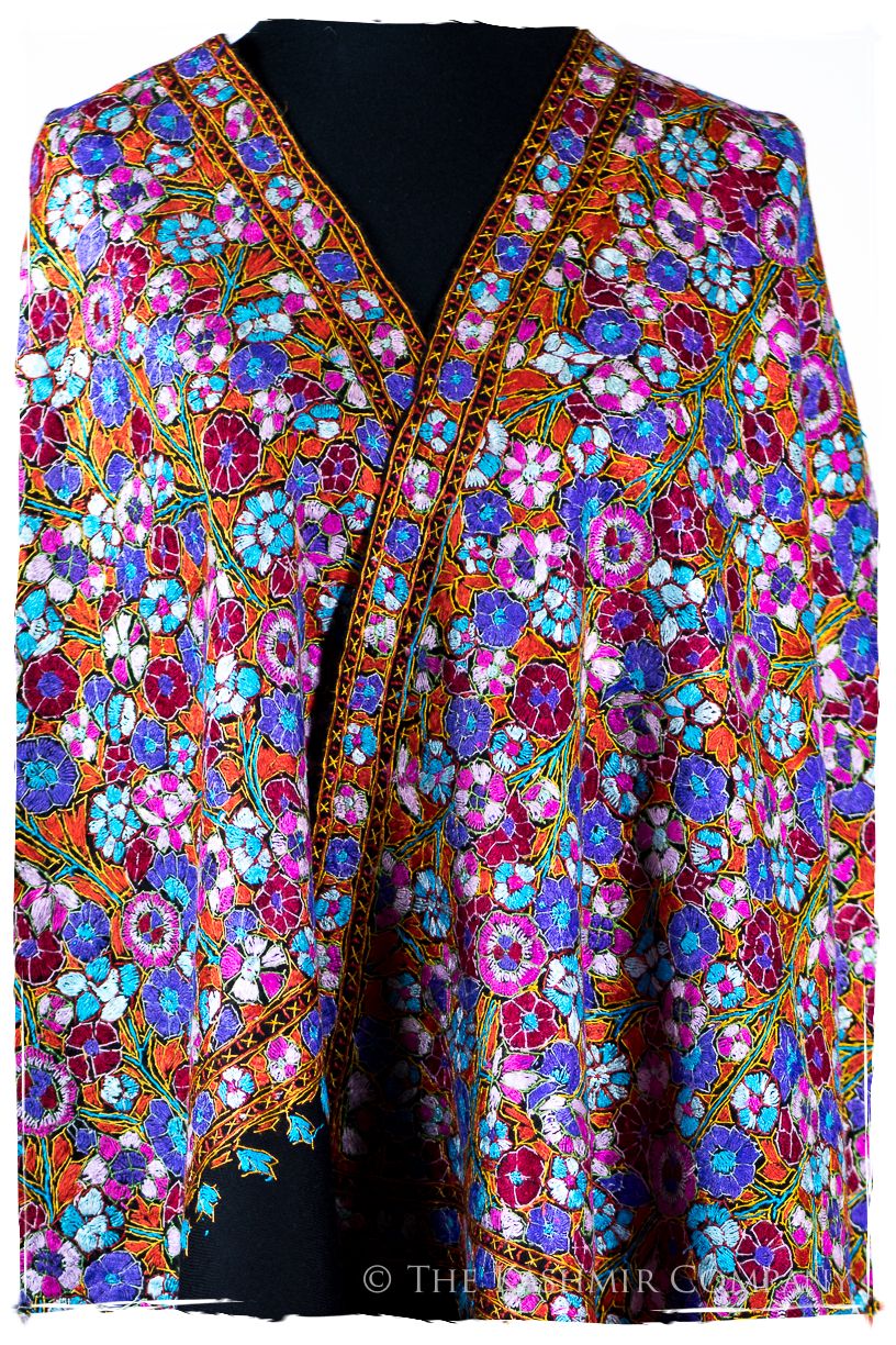 Aurillac Papier Mâché Fleurs La Rive Gauche Shawl