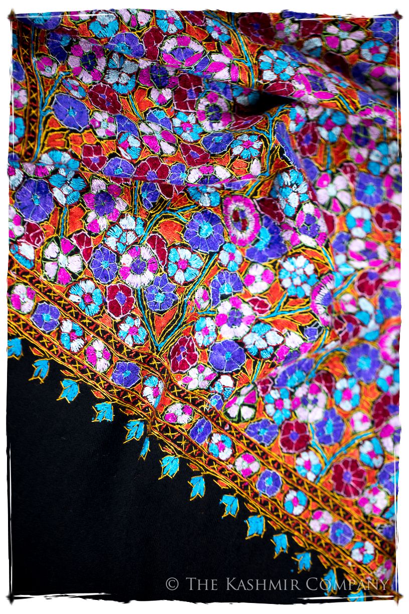 Aurillac Papier Mâché Fleurs La Rive Gauche Shawl