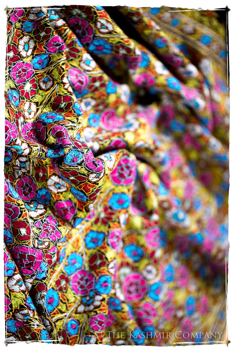 Sannois Papier Mâché Fleurs La Rive Gauche Shawl