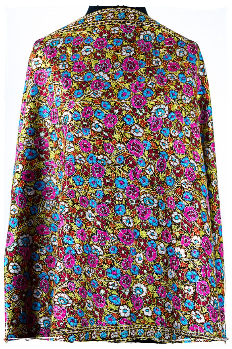 Sannois Papier Mâché Fleurs La Rive Gauche Shawl