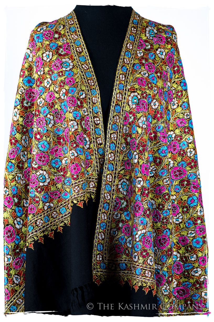 Sannois Papier Mâché Fleurs La Rive Gauche Shawl