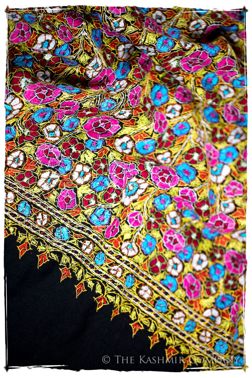Sannois Papier Mâché Fleurs La Rive Gauche Shawl