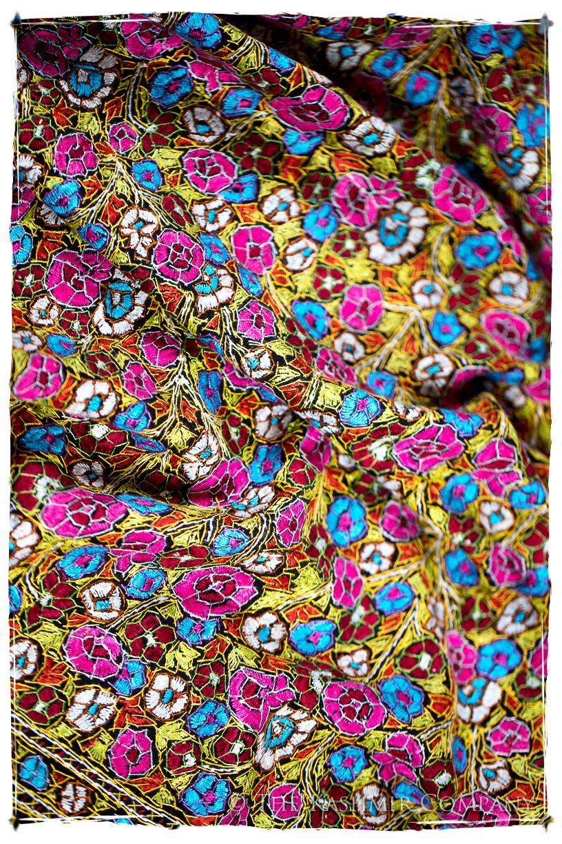 Sannois Papier Mâché Fleurs La Rive Gauche Shawl