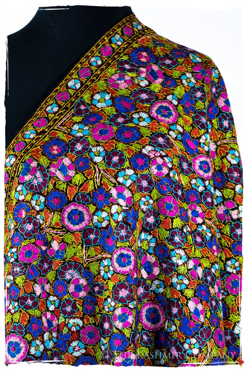 Fresnes Papier Mâché Fleurs La Rive Gauche Shawl