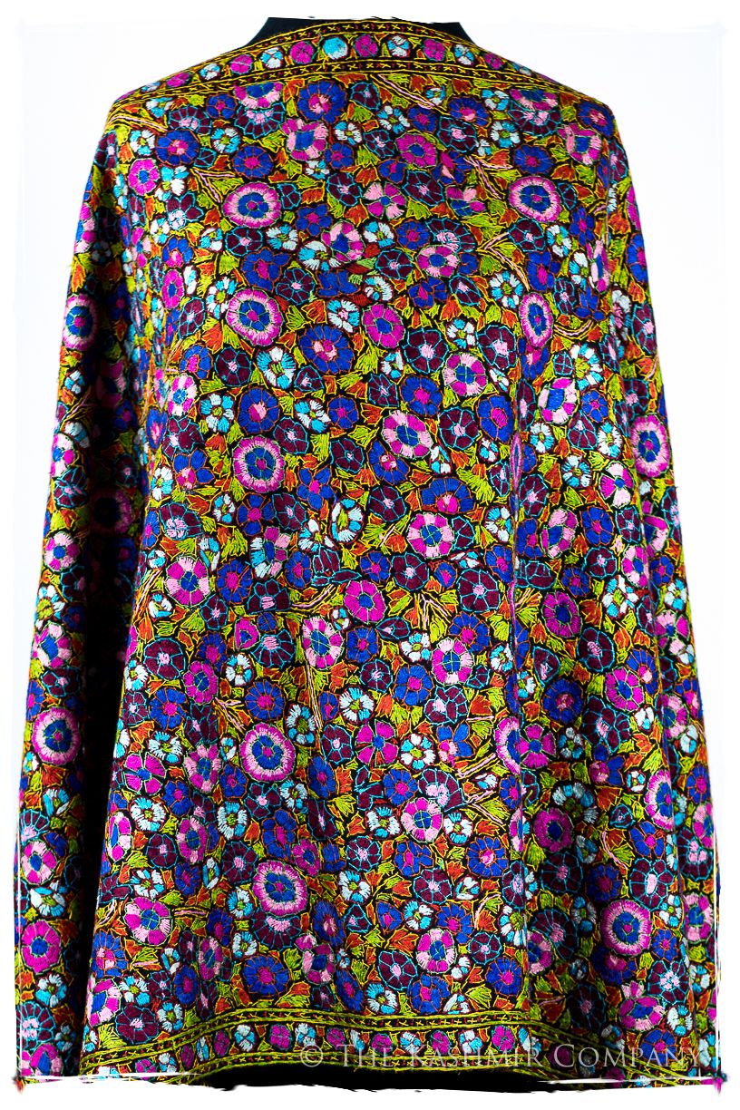 Fresnes Papier Mâché Fleurs La Rive Gauche Shawl
