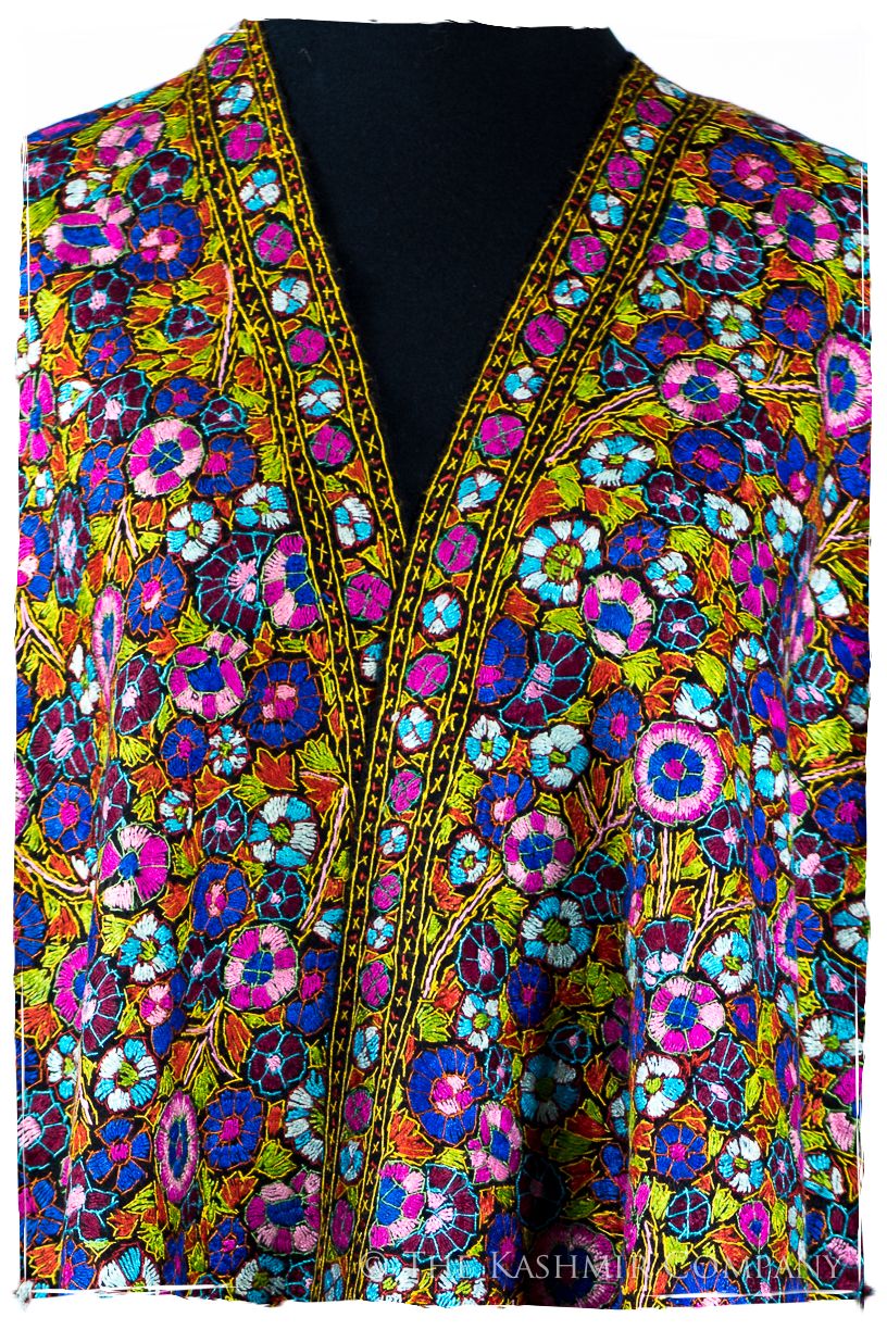 Fresnes Papier Mâché Fleurs La Rive Gauche Shawl