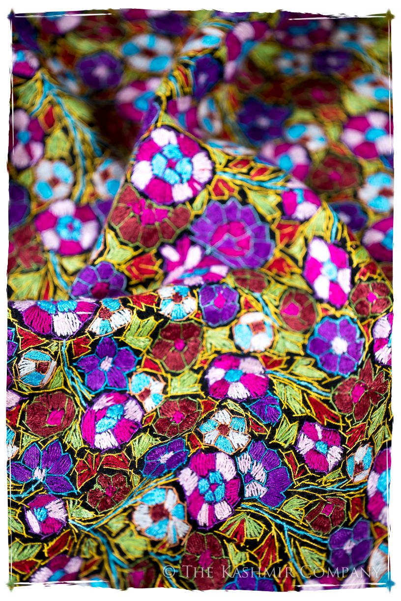 Saumur Papier Mâché Fleurs La Rive Gauche Shawl