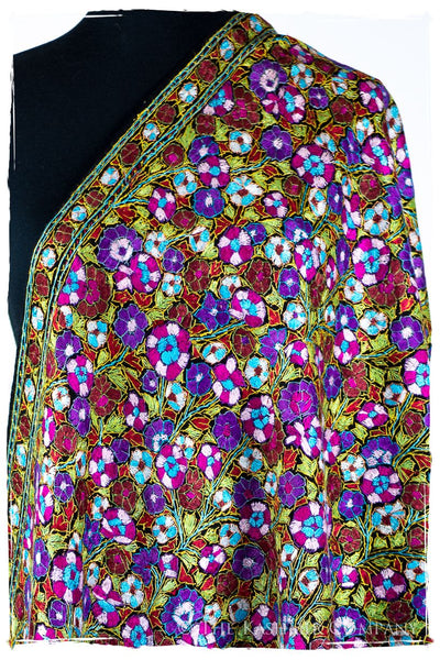 Saumur Papier Mâché Fleurs La Rive Gauche Shawl