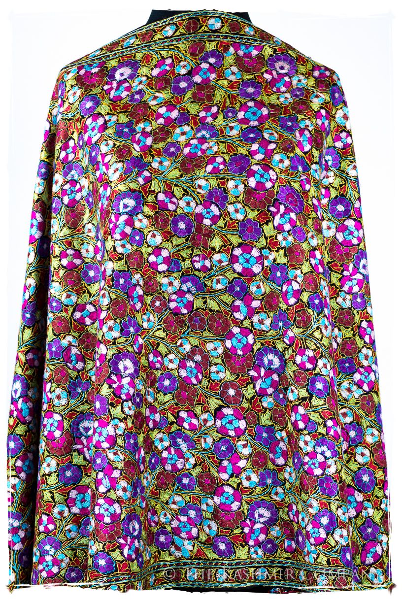Saumur Papier Mâché Fleurs La Rive Gauche Shawl