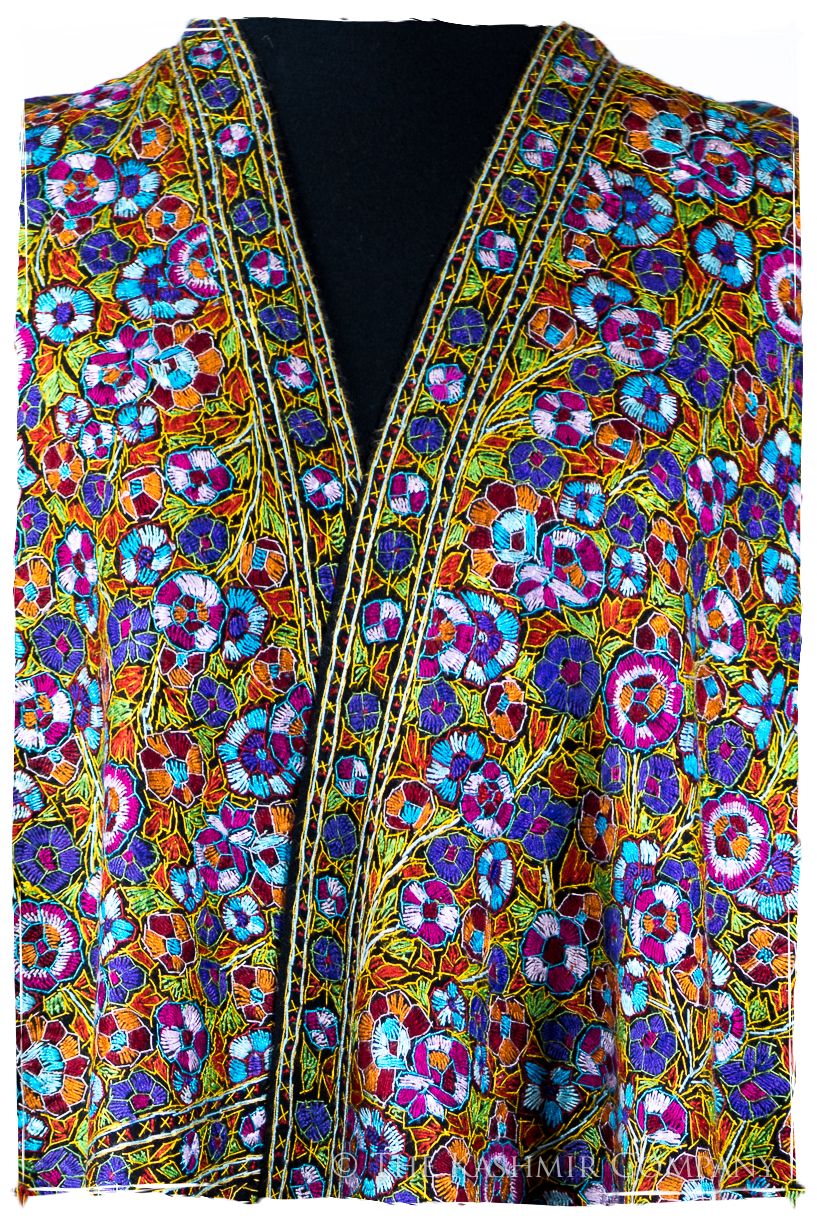 Vienne Papier Mâché Fleurs La Rive Gauche Shawl