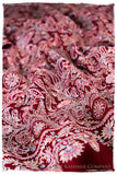 The Kaleidoscope Bordeaux Moondance - Grand Pashmina Shawl