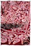 The Kaleidoscope Bordeaux Moondance - Grand Pashmina Shawl