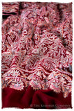 The Kaleidoscope Bordeaux Moondance - Grand Pashmina Shawl