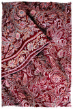 The Kaleidoscope Bordeaux Moondance - Grand Pashmina Shawl
