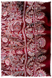 The Kaleidoscope Bordeaux Moondance - Grand Pashmina Shawl