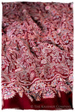 The Kaleidoscope Bordeaux Moondance - Grand Pashmina Shawl