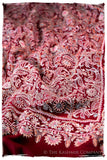 The Kaleidoscope Bordeaux Moondance - Grand Pashmina Shawl