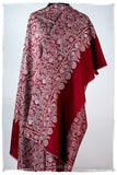 The Kaleidoscope Bordeaux Moondance - Grand Pashmina Shawl