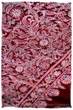 The Kaleidoscope Bordeaux Moondance - Grand Pashmina Shawl