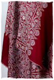 The Kaleidoscope Bordeaux Moondance - Grand Pashmina Shawl