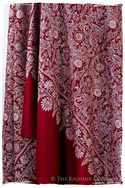 The Kaleidoscope Bordeaux Moondance - Grand Pashmina Shawl