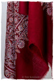 The Kaleidoscope Bordeaux Moondance - Grand Pashmina Shawl
