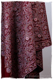 The Kaleidoscope Bordeaux Moondance - Grand Pashmina Shawl