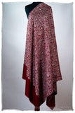 The Kaleidoscope Bordeaux Moondance - Grand Pashmina Shawl