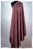 The Kaleidoscope Bordeaux Moondance - Grand Pashmina Shawl