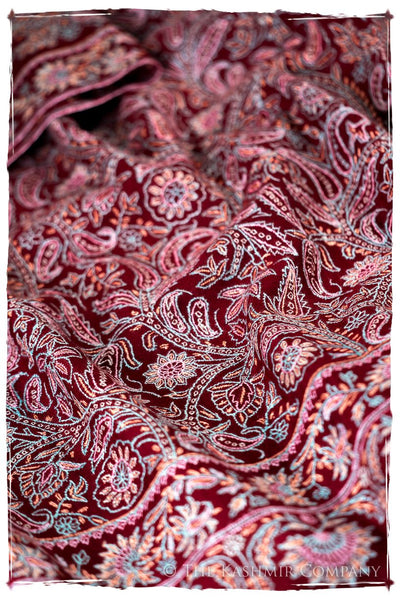 The Kaleidoscope Bordeaux Moondance - Grand Pashmina Shawl