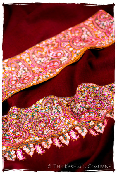 The Bordeaux Empress - Grand Pashmina Shawl