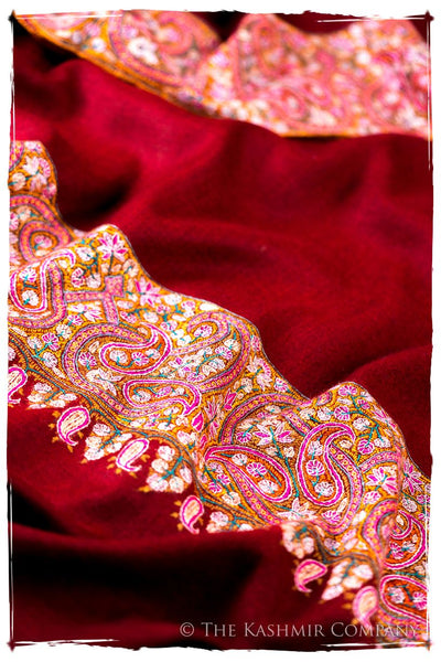 The Bordeaux Empress - Grand Pashmina Shawl