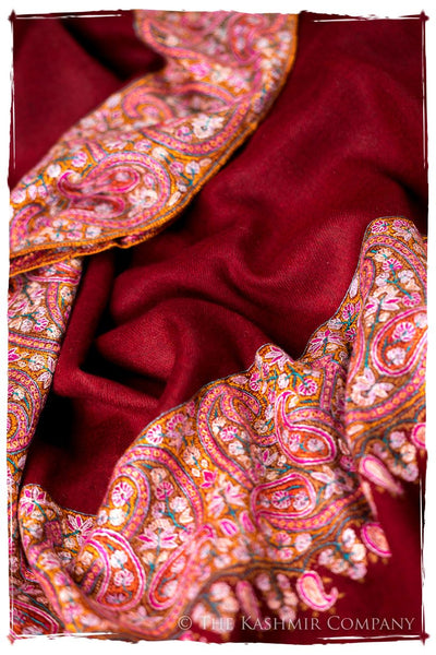 The Bordeaux Empress - Grand Pashmina Shawl