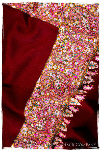 The Bordeaux Empress - Grand Pashmina Shawl